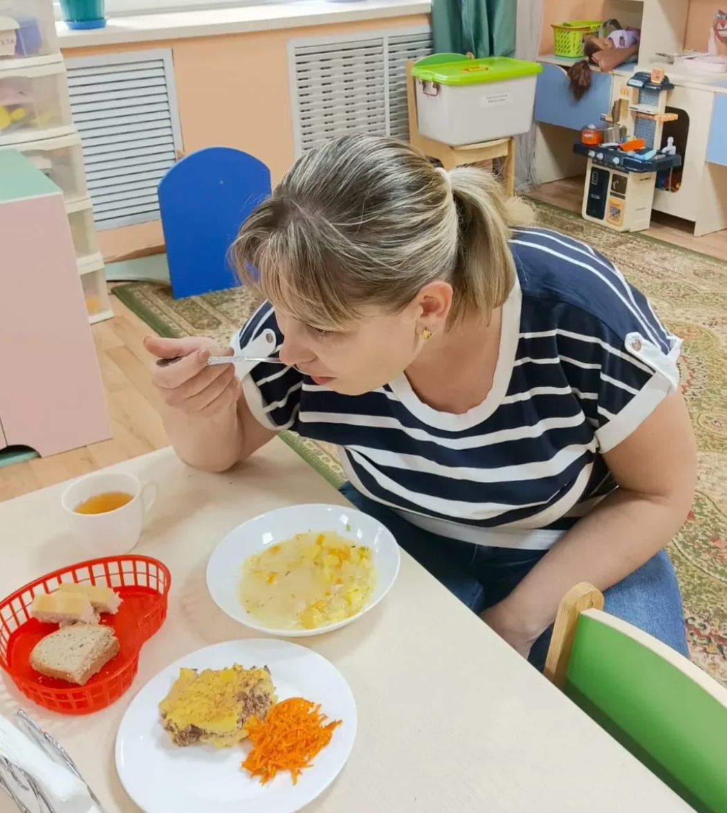Органолептическая оценка блюд родителей